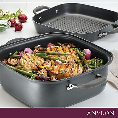 Anolon Advanced Home Hard-Anodized Nonstick Two-Step Meal Set