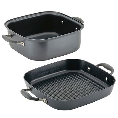 Anolon Advanced Home Hard-Anodized Nonstick Two-Step Meal Set