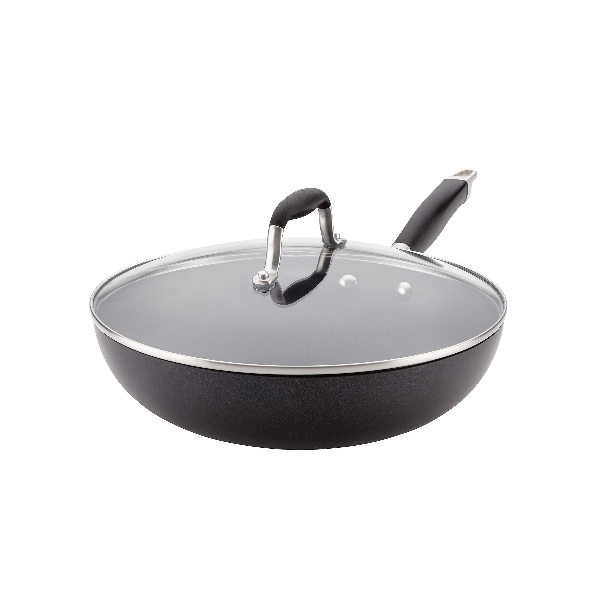 Anolon Advanced 12-in. Hard-Anodized Nonstick Ultimate Pan, Black