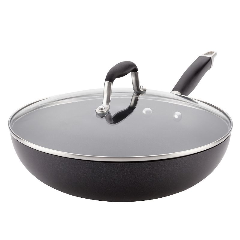 Anolon Advanced 12-in. Hard-Anodized Nonstick Ultimate Pan, Black, 12