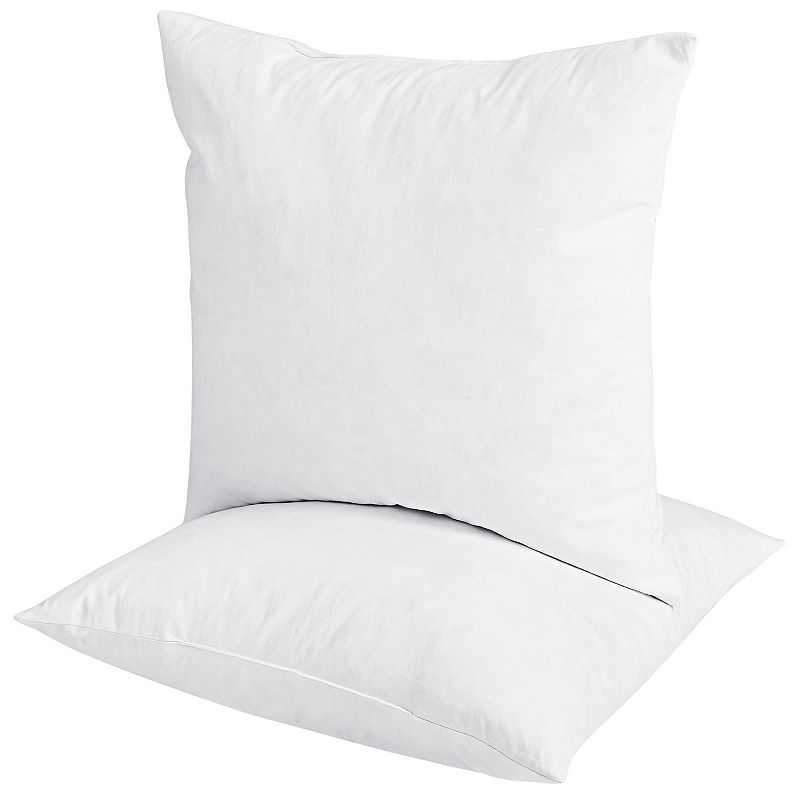 51723834 Dream On Euro Feather Pillow Insert, White, 20X20 sku 51723834