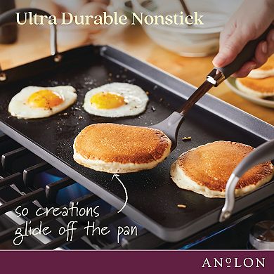 Anolon Advanced Home 10" x 18" Double Burner Griddle