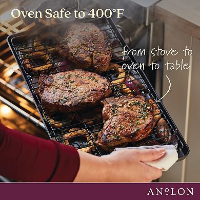 Anolon Advanced Home 10" x 18" Double Burner Griddle