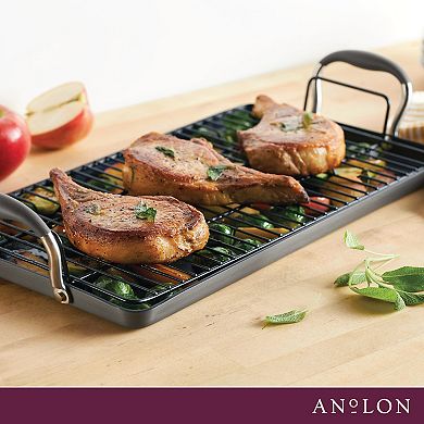 Anolon Advanced Home 10" x 18" Double Burner Griddle