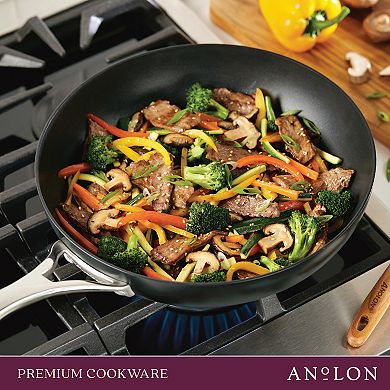 Anolon Nouvelle Copper Luxe 12-in. Stir-Fry Pan