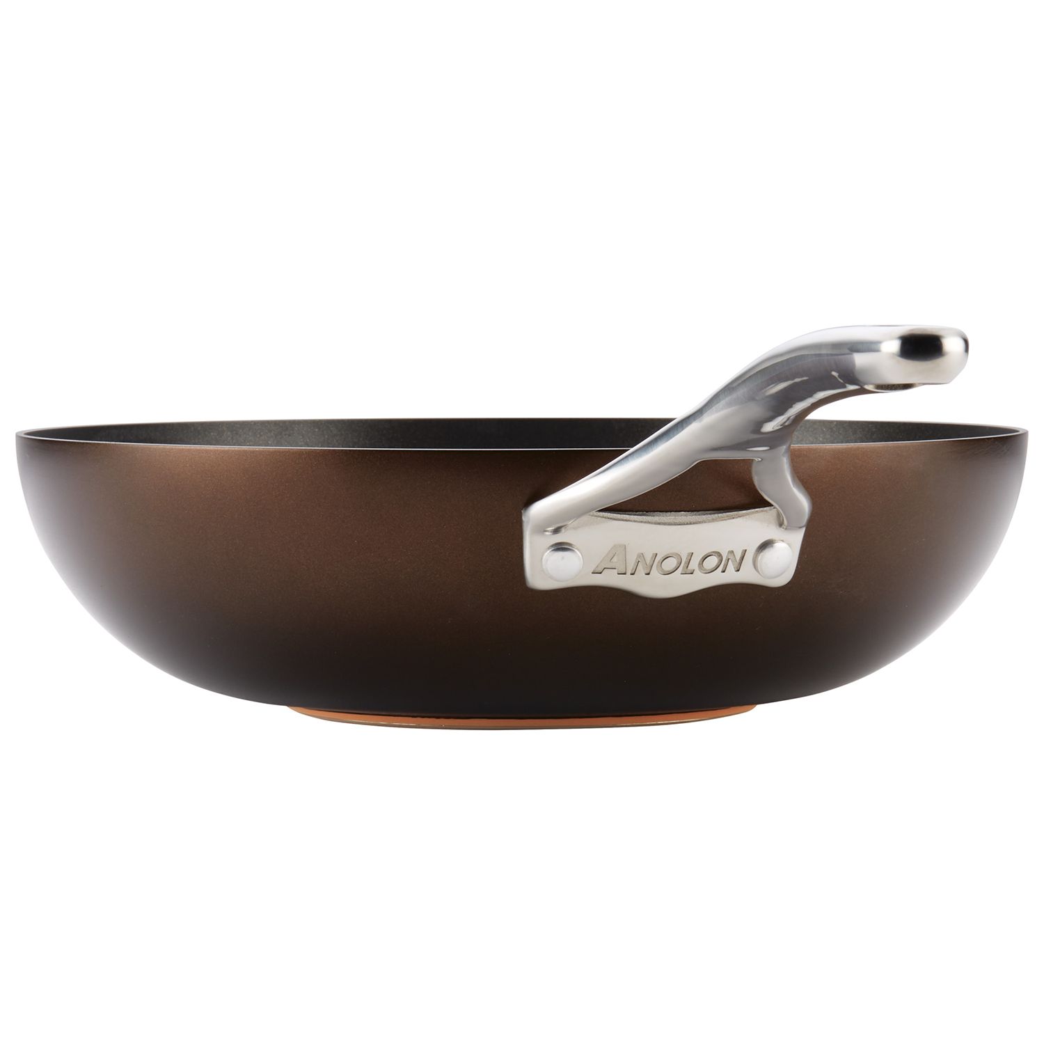 Oster Stonefire Carbon Steel Nonstick 16 Inch Paella Pan in Copper