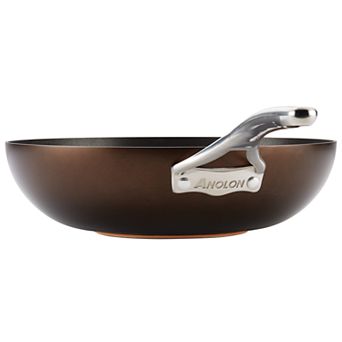 Anolon Nouvelle Copper Luxe 12 in Stir-Fry Pan