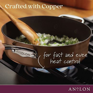 Anolon Nouvelle Copper Luxe 12-in. Stir-Fry Pan