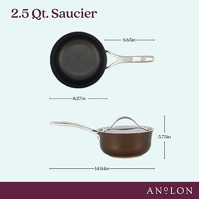 Anolon Nouvelle Copper Luxe 2.5-qt. Saucier