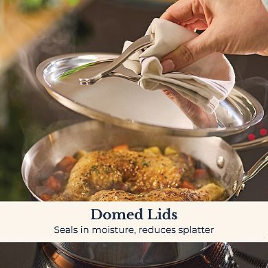 Anolon Nouvelle Copper Stainless Steel 10-pc. Cookware Set