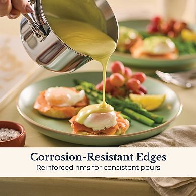 Anolon Nouvelle Copper Stainless Steel 10-pc. Cookware Set