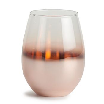 Vinglacé Stemless Wine Glass Rose Gold