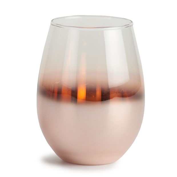 Madison Décor Gold Ombre Red Wine Glasses