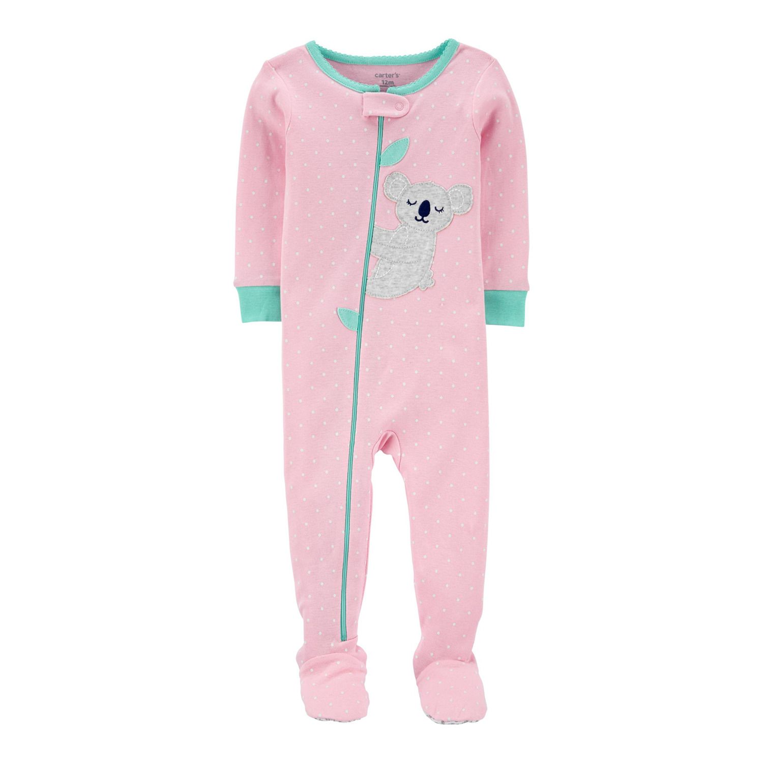 zipper footed onesie