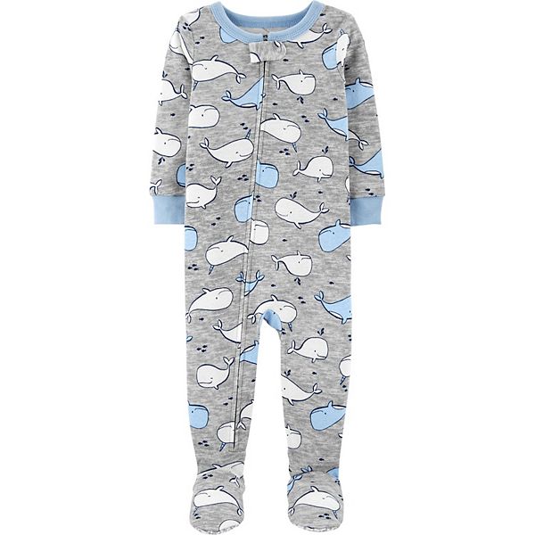 Carter's Pajamas 18 M Footed NWT Cotton Boy's Animals Snug Fit 