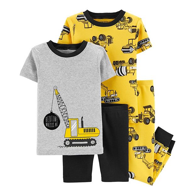 Baby Boy 2-Piece Construction Truck Pant Set