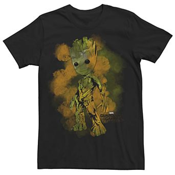 Men's Marvel Guardians Of The Galaxy 2 Watercolor Groot Portrait Graphic Tee