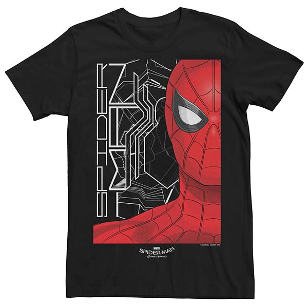 Men's Marvel Spider-Man Homecoming Profile Poster Tee