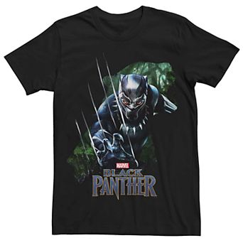 Men's Marvel Black Panther Slashed Portrait Tee
