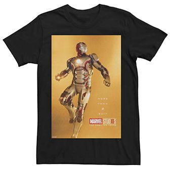 Men's Teen Marvel Studios Iron Man More Than A Suit Poster Tee