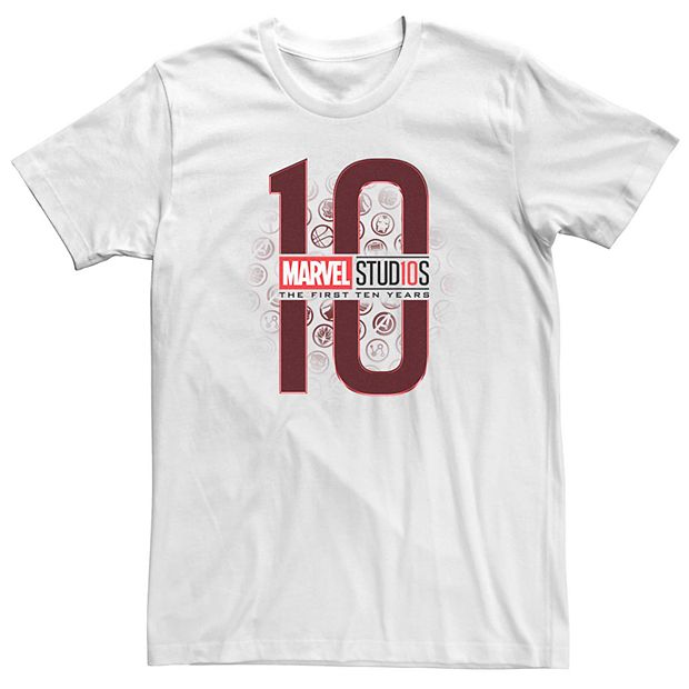 marvel 10 years shirt