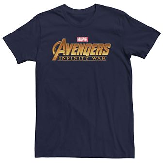 Men's Marvel Avengers Infinity War Gold Classic Logo Tee
