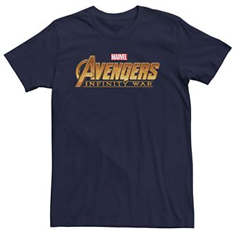 Men's Marvel Avengers Infinity War Gold Classic Logo Tee