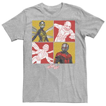 Men's Marvel Ant-Man And The Wasp Square Pop Poster Tee Shirt