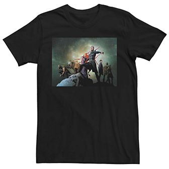 Men's Marvel Inhumans Space Group Shot Tee Shirt