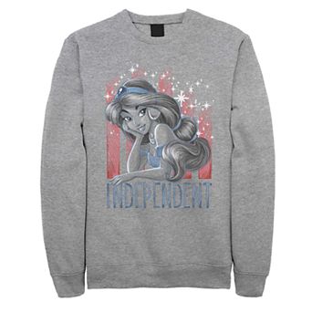 Juniors' Disney's Aladdin Jasmine Independent Sketch Portrait Fleece Sweatshirt