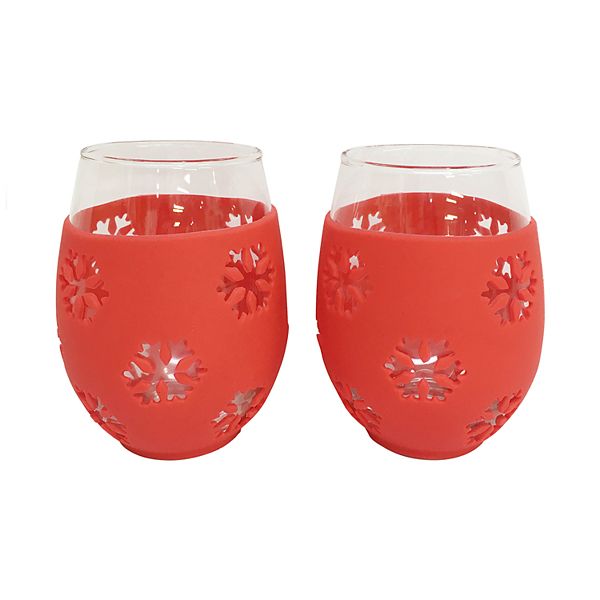 St. Nicholas Square® Farmhouse 2-pc. Stemless Wine Glass Set