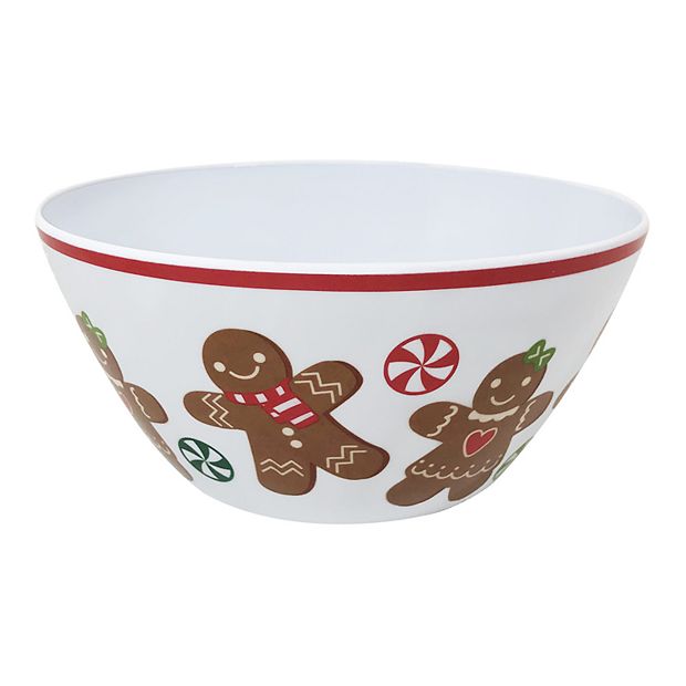 Holiday Home Glass Bowl With Lid - Gingerbread, 1 ct - Fred Meyer