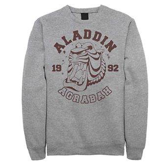Juniors' Disney's Aladdin Agrabah Cave Of Wonders Jersey Style Fleece Sweatshirt