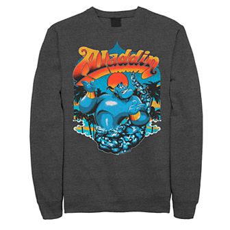 Juniors' Disney's Aladdin Genie Shrug Vintage Style Fleece Sweatshirt
