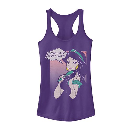 Juniors Disney S Aladdin Jasmine Long Hair Don T Care Vintage