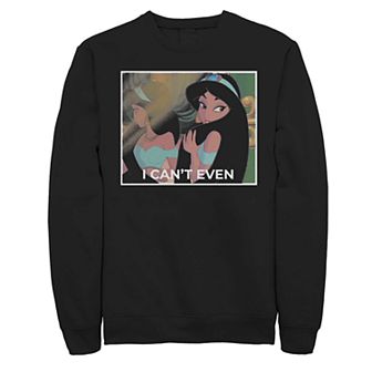 Juniors' Disney's Aladdin Jasmine "I Can't Even" Fleece Sweatshirt