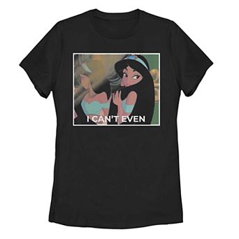 Juniors' Disney's Aladdin Jasmine "I Can't Even" Graphic Tee