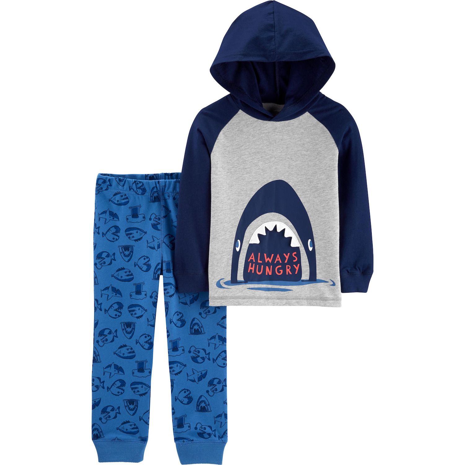 boys shark hoodie