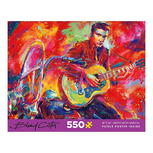 Blend Cota Elvis Rock N Roll 550 Piece Puzzle By Ceaco