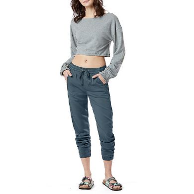 Juniors' Unionbay Stretch Soft Sateen Jogger Pants