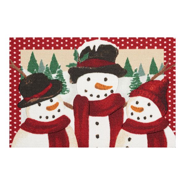 ZICANCN Area Rugs Doormat , Snow Crystals Cold Winter Facecloth