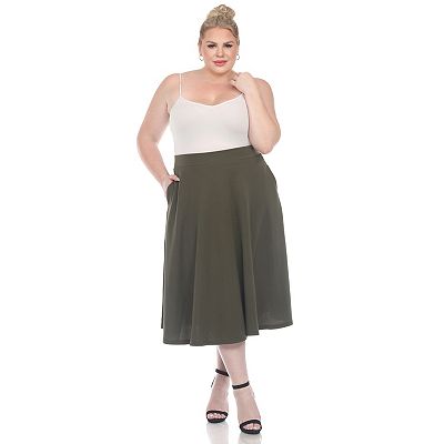 Plus size skirts kohls sale