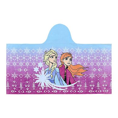 Disney's Frozen 2 Anna and Elsa Hooded Bath Wrap by The Big One