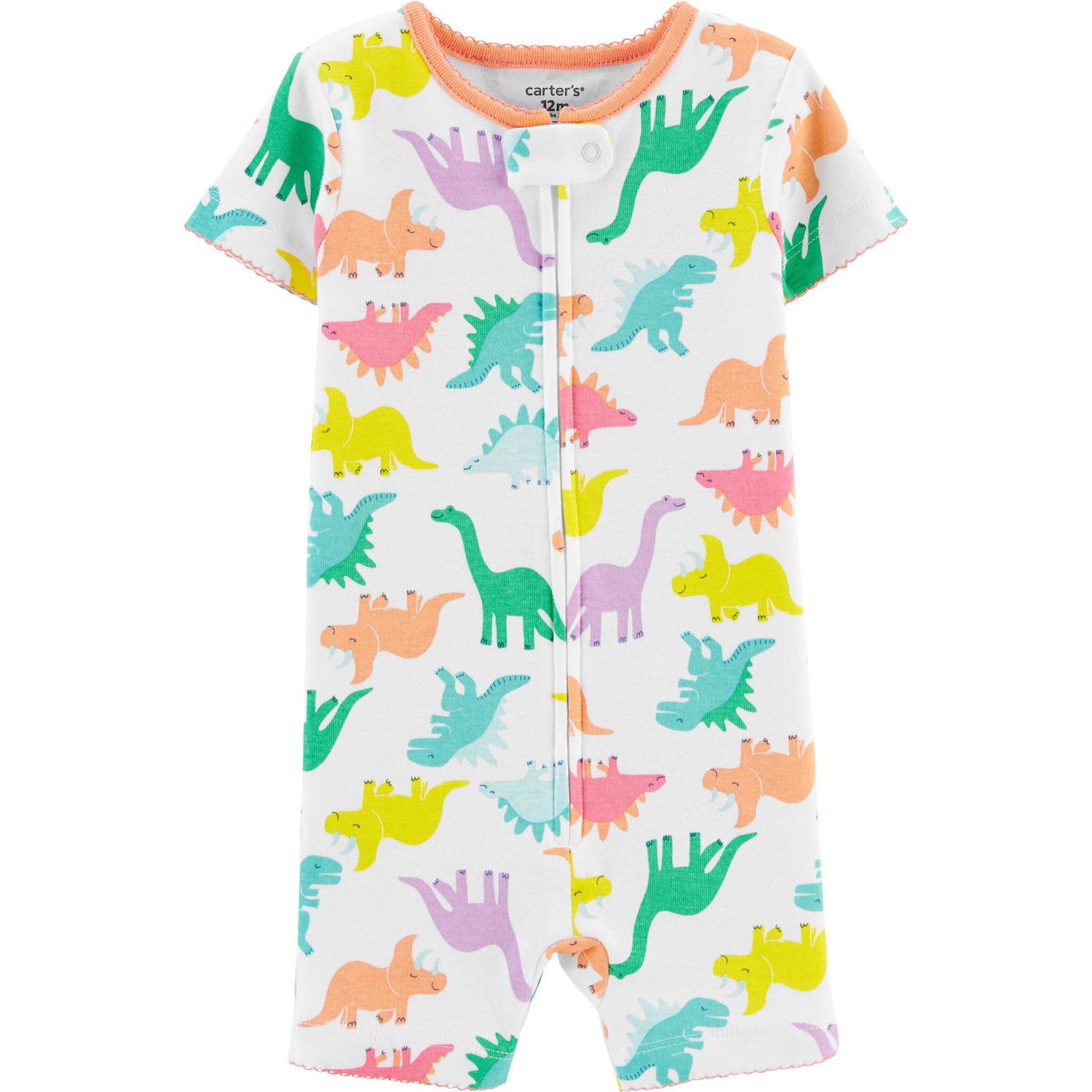 dinosaur romper baby girl