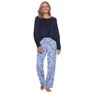 Women's Croft & Barrow® Microfleece Pajama Set