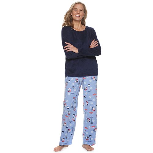 Women's Croft & Barrow® Microfleece Pajama Set