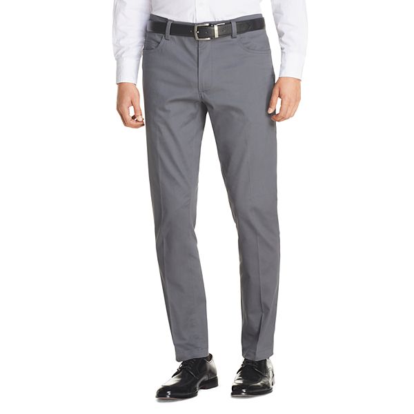 Flex 5 Pocket Sateen Tech Pant - Slim Fit – Van Heusen