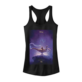 Junior's Aladdin Genie Lamp Poster Tank Top