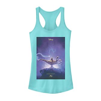 Junior's Aladdin Genie Lamp Poster Tank Top