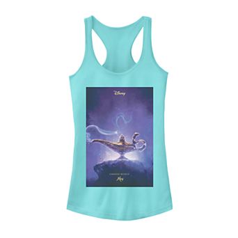 Junior's Aladdin Genie Lamp Poster Tank Top